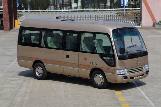 China 7.00-16 band 10 Passenger Van de Busvoertuig van All Metal Type Luxebus leverancier