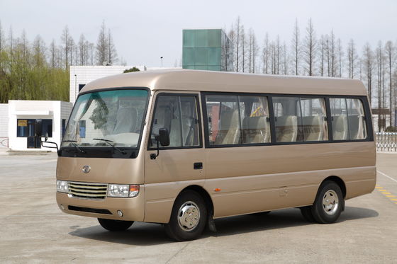 China 19 Seater-Lichte bedrijfsvoertuigen, Hoge Dak de Diesel Forenzenbus van Toyota leverancier