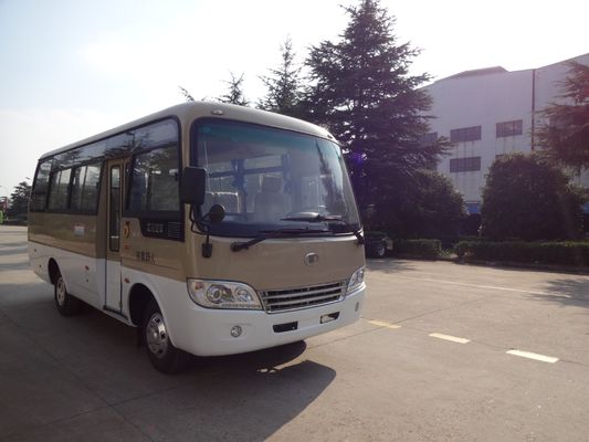 China 6.6M Luxe Diesel Onderlegger voor glazen 23 Seater-de Lenteachtergedeelte van het Minibusblad met YC4FA130-30engine leverancier