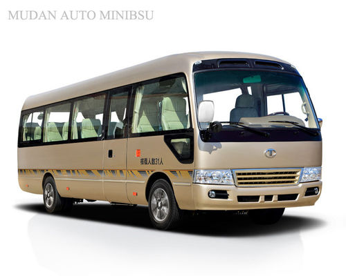 China Handversnellingsbak Bus van de Sightseeingsreis/ISUZU-Motor 19 Passagiersbus leverancier