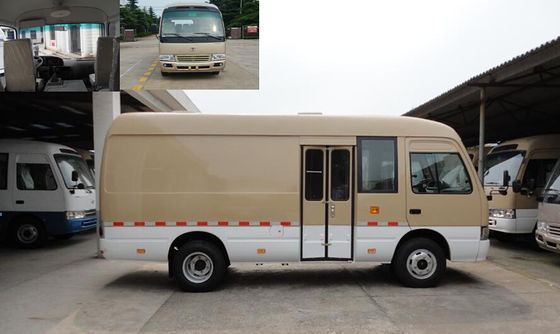 China 5 Mini de Busbestelwagen van de toestellenonderlegger voor glazen, Aluminiumvervoer 15 Passagiers Minibus leverancier