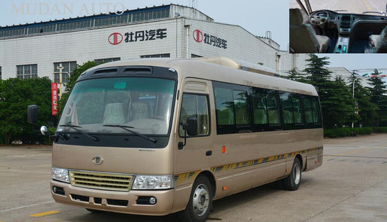 China 3.8L Rosa van het motortoerisme de Onderlegger voor glazen van Minibustoyota vervoert Euro II Emissie per bus leverancier