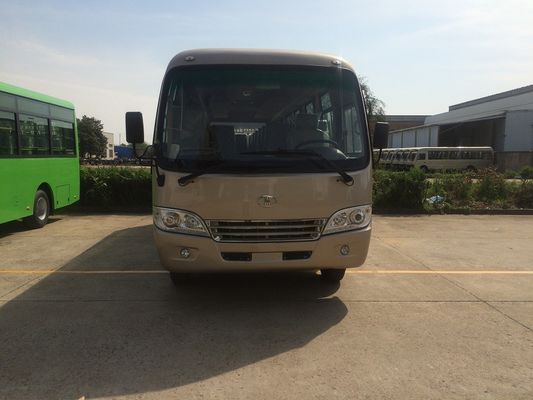 China Van de de Passagiersster van de vervoersstad van de Minibuscummins ISF3.8S Motor 6+1 Band leverancier