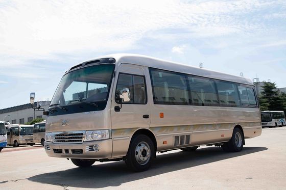 China 7,7 Meter 31 van de de Reisonderlegger voor glazen van de Passagiersluxe van de de Minibusbus het Lage Brutogewicht leverancier