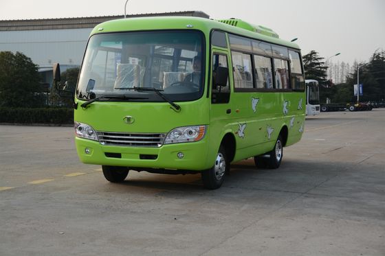 China Van de de Luxester van RHD Mudan Minibus Één Dekstad Sightseeingsbus met Handtransmissie leverancier