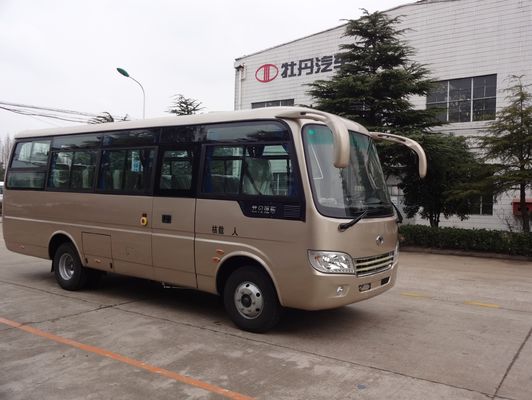 China Stertype 30 van het schoolvervoer Passagiers Minibus met Aluminium Harde Deur leverancier