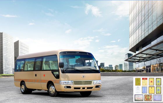 China De de Luxereis van MD6772 Mudan vervoert 30 Seater Minibus met Dubbele Deuren per bus leverancier