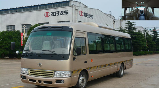 China 30 Passenger Van Luxury Tour Bus, de Bus7500kg Brutogewicht van de Sterbus leverancier