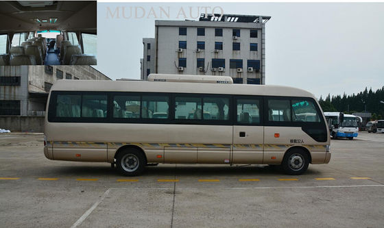 China De Reisbus van de Mudan Gouden Stad, Dieselmotor 25 Seater-Semi Minibus - Integraal Lichaam leverancier
