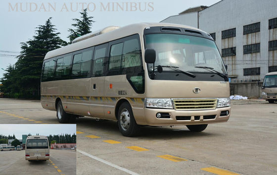 China Diesel van de 15 Passagiers Minibus Voertuig 7 Meterlengte voor Luxetoerisme leverancier