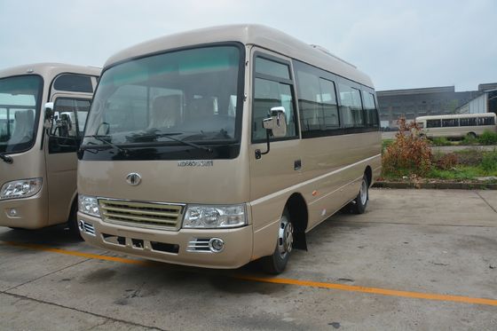 China Toeristen Diesel Rosa Minibus 19 Passagiersbestelwagen 4 * 2 Voertuigen van het Wiel Commerciële Nut leverancier