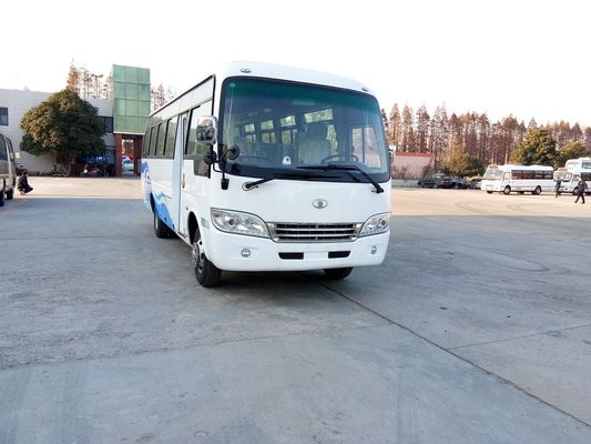 China De witte en Blauwe Linker/Rechtse Aandrijving Bussen van de Sightseeingsster vervoeren Toeristenpassagier leverancier