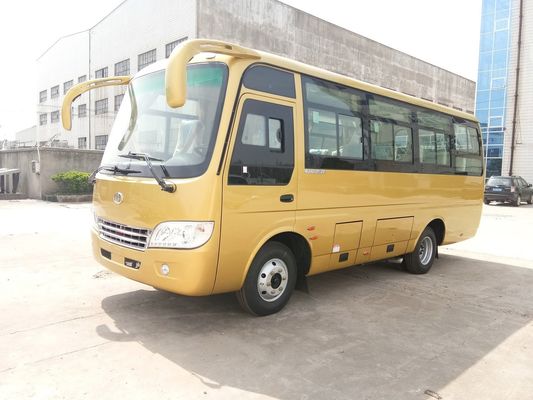 China 3.9L Cummins-Motor 20 Seater-Minibus/Binnenstadsbus Twee Vouwende Passagiersdeur leverancier