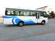 De witte en Blauwe Linker/Rechtse Aandrijving Bussen van de Sightseeingsster vervoeren Toeristenpassagier leverancier